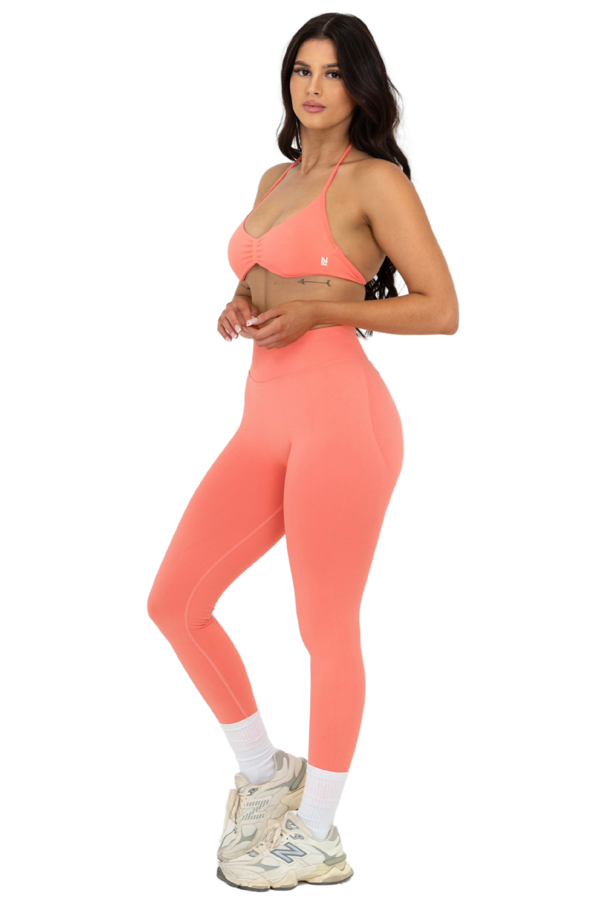 NLA SCULPT Leggings - Hibiscus No Limits Active