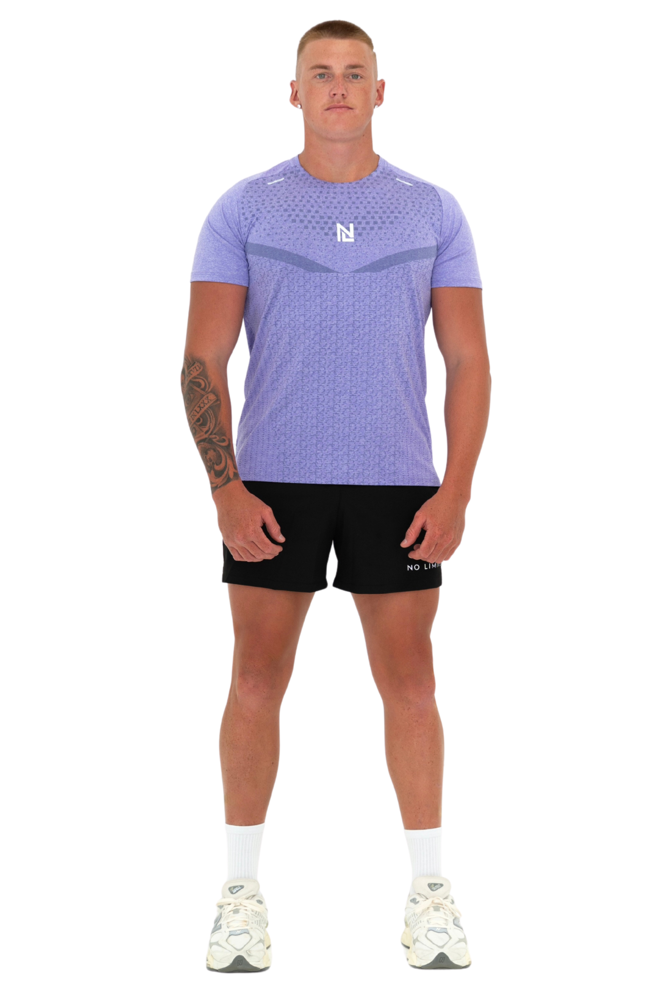 Pulse Performance Tee Storm Violet No Limits Active