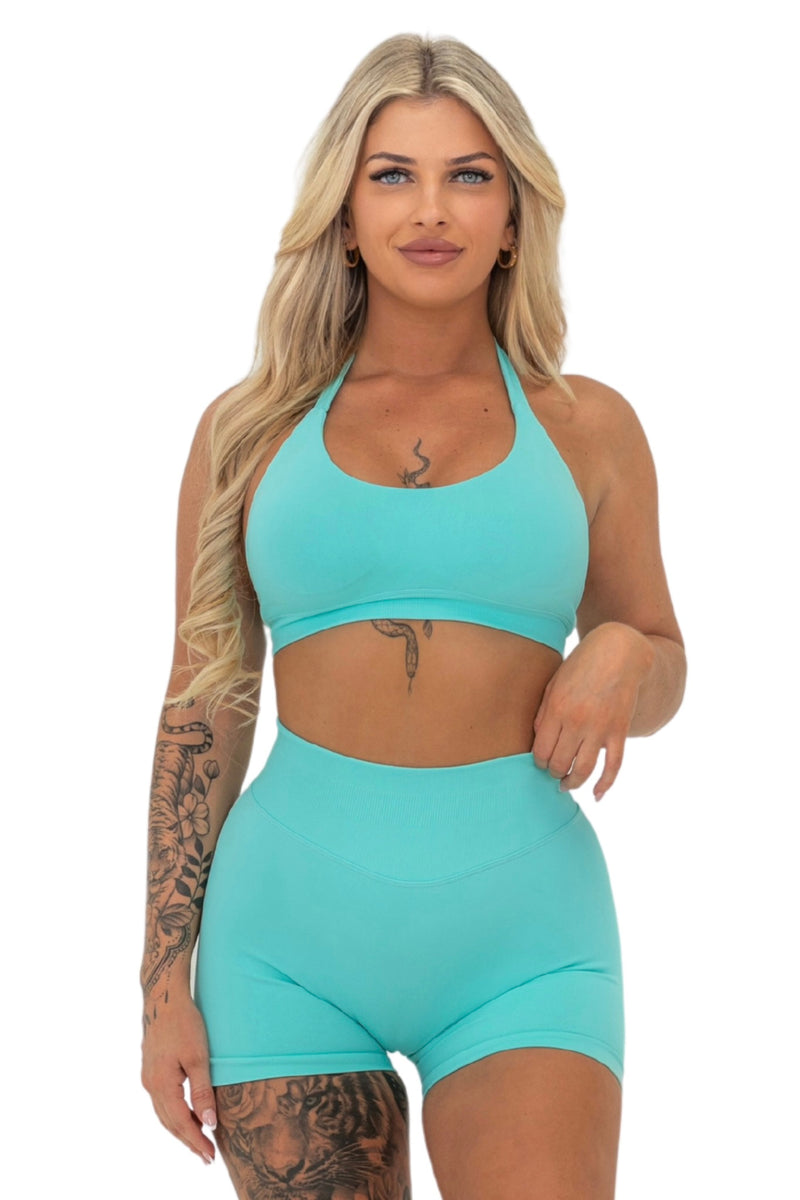 NLA SCULPT Shorts - Coastal Mint No Limits Active