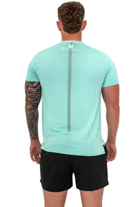 Pulse Performance Tee Coastal Mint