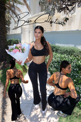 V Front Invisible Scrunch Base Flares