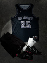 NLA Basketball Training Jersey- Graphite Black