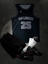 NLA Basketball Training Jersey- Graphite Black