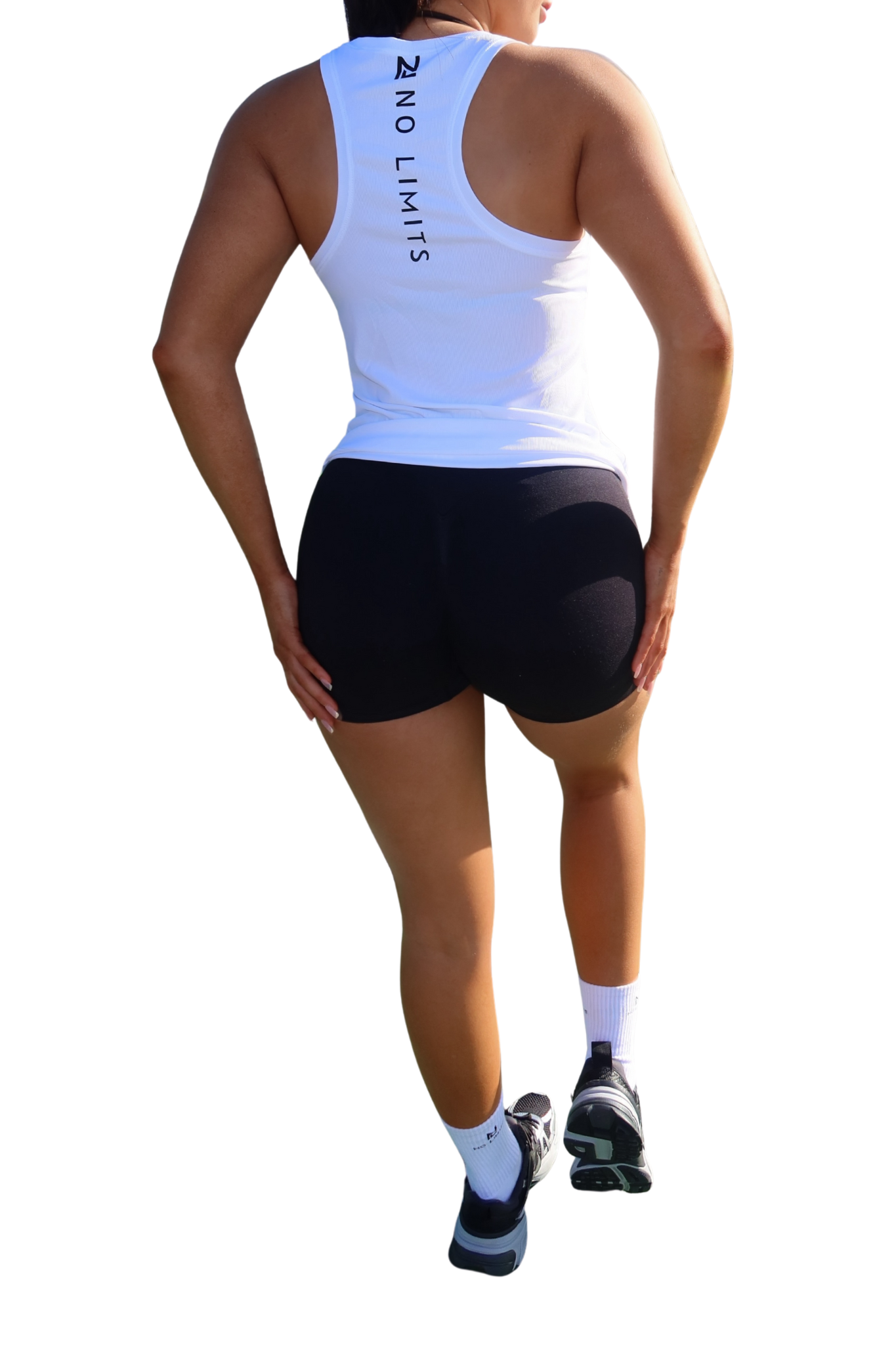 Core Racerback Singlet Pearl White